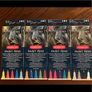 New - Derwent Paint Pens Full Range 20 Colors